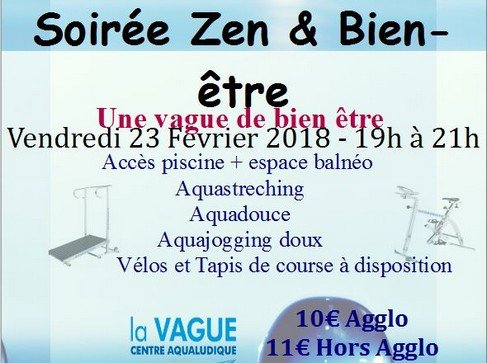 Ce vendredi 23 février, venez passer une soirée Zen à La Vague !