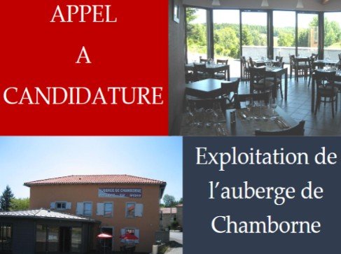 Appel à candidature : exploitation de l’auberge de Chamborne, à Félines