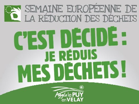 Du 17 au 25 novembre Semaine Européenne de la Réduction des Déchets : le programme des animations