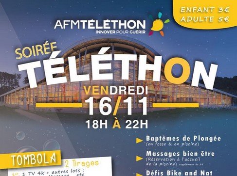 Participez au Téléthon à La Vague le vendredi 16 novembre