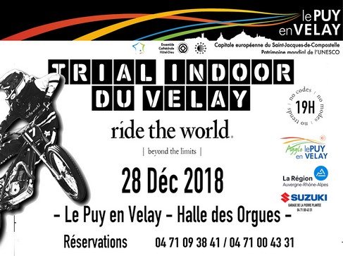 Trail Indoor du Velay le 28 décembre à la Halle des Orgues d’Espaly : réservez votre place !