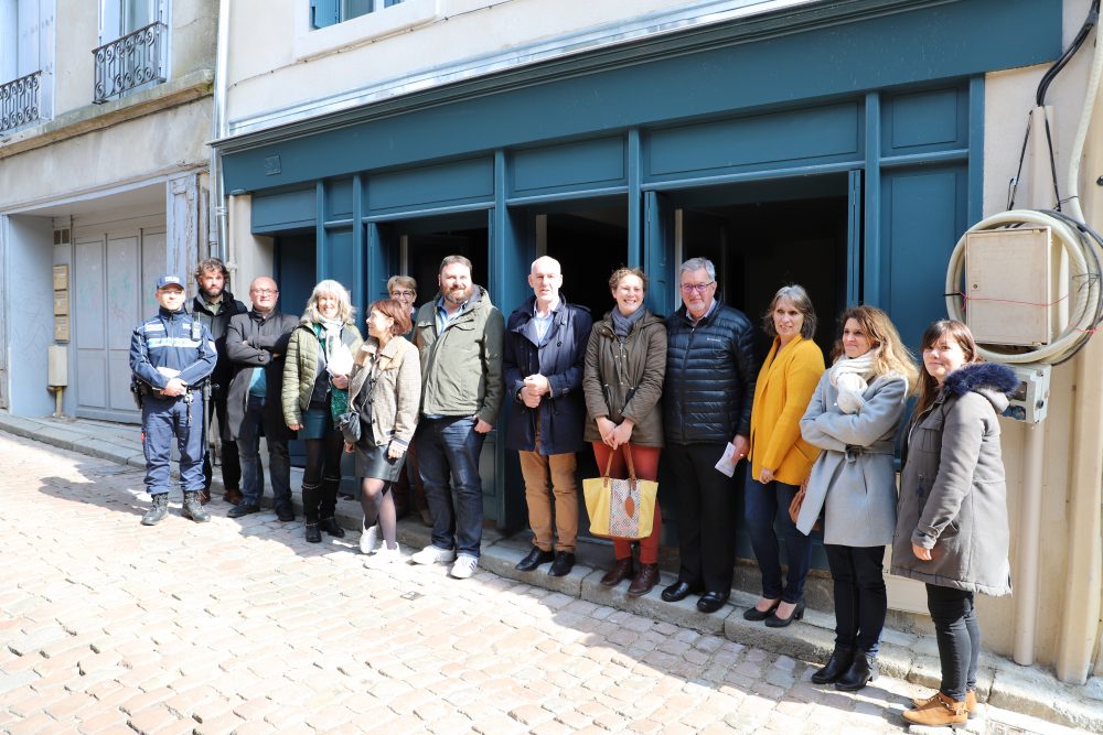 Opération Programmée d’Amélioration de l’Habitat de Renouvellement-Urbain 2012/2019 : visite d’un chantier en cours de travaux au Puy-en-Velay