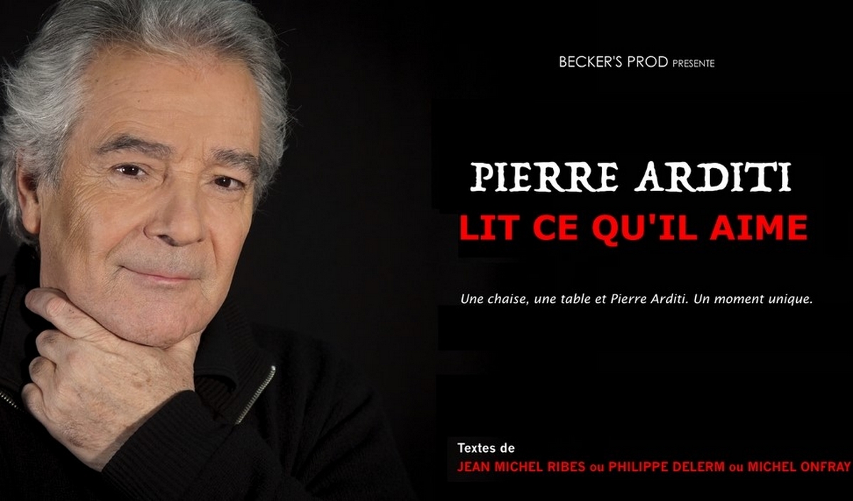 Pierre Arditi lit ce qu’il aime au Théâtre le lundi 18 novembre