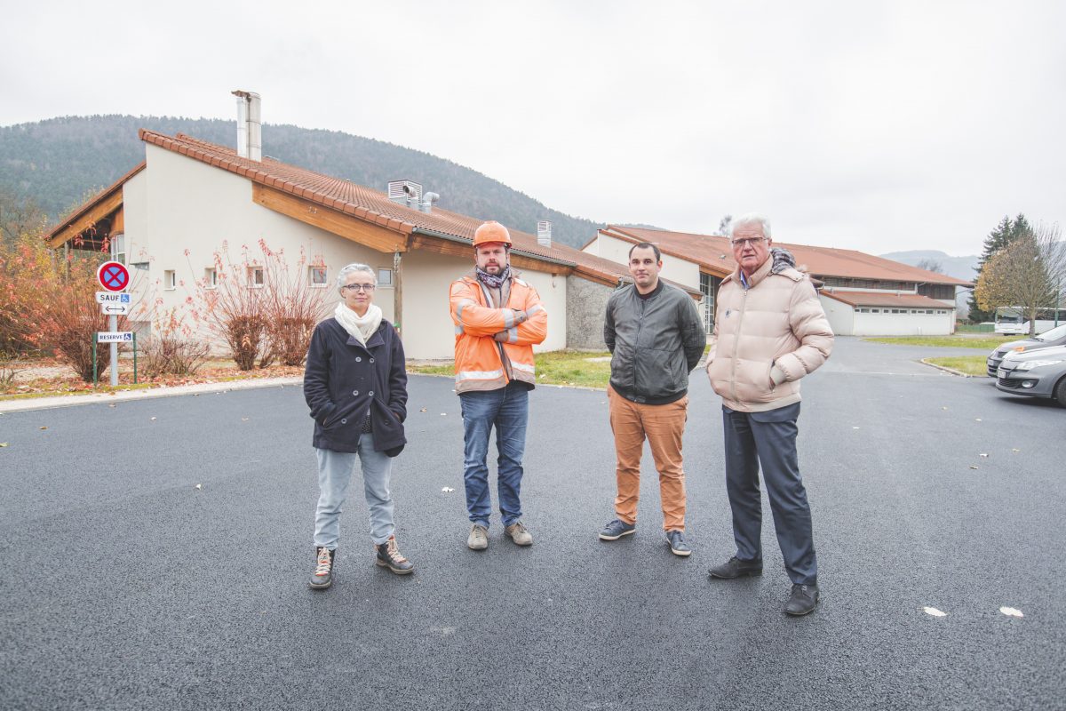 Un parking flambant neuf au Centre Aqua Passion de Lavoûte-sur-Loire