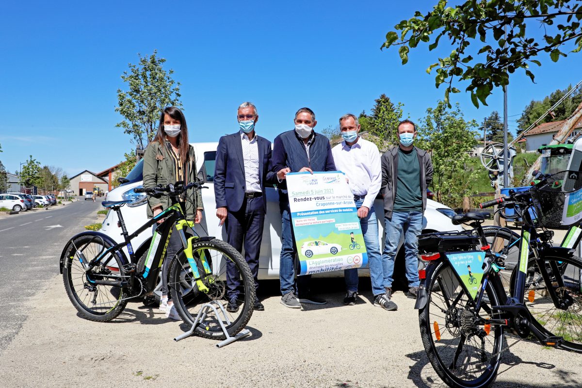 L’Agglo présente les services de mobilité : RDV le 5 juin sur le marché de Craponne-sur-Arzon !