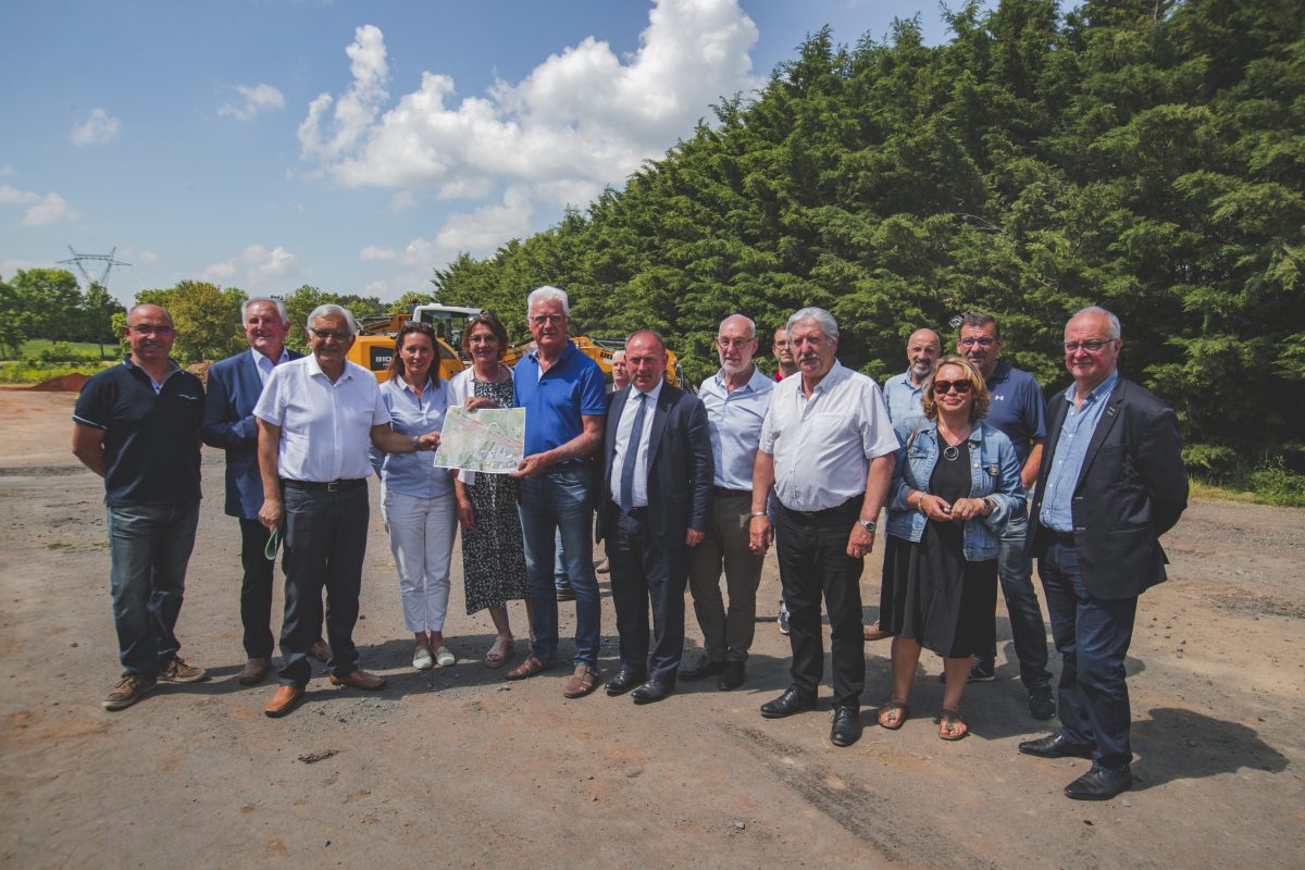 Lancement du chantier d’aménagement du carrefour d’accès de la ZA de Bleu