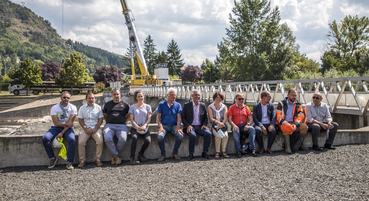 Lancement des travaux de réhabilitation du seuil mobile de l’Audinet sur la Loire