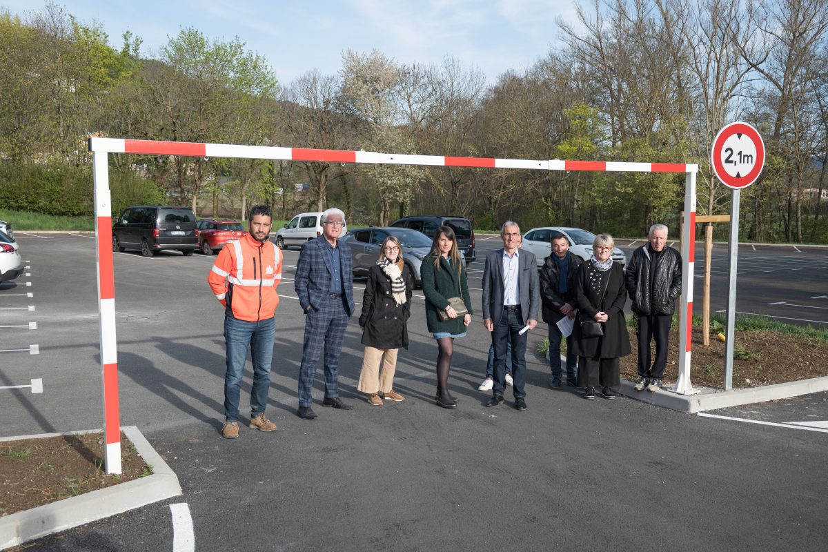 Inauguration d’une nouvelle aire de covoiturage à Espaly-Saint-Marcel