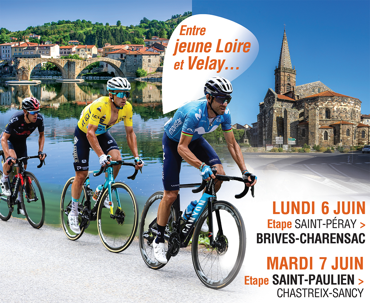 Le Critérium du Dauphiné de passage en Haute-Loire les 6 et 7 juin