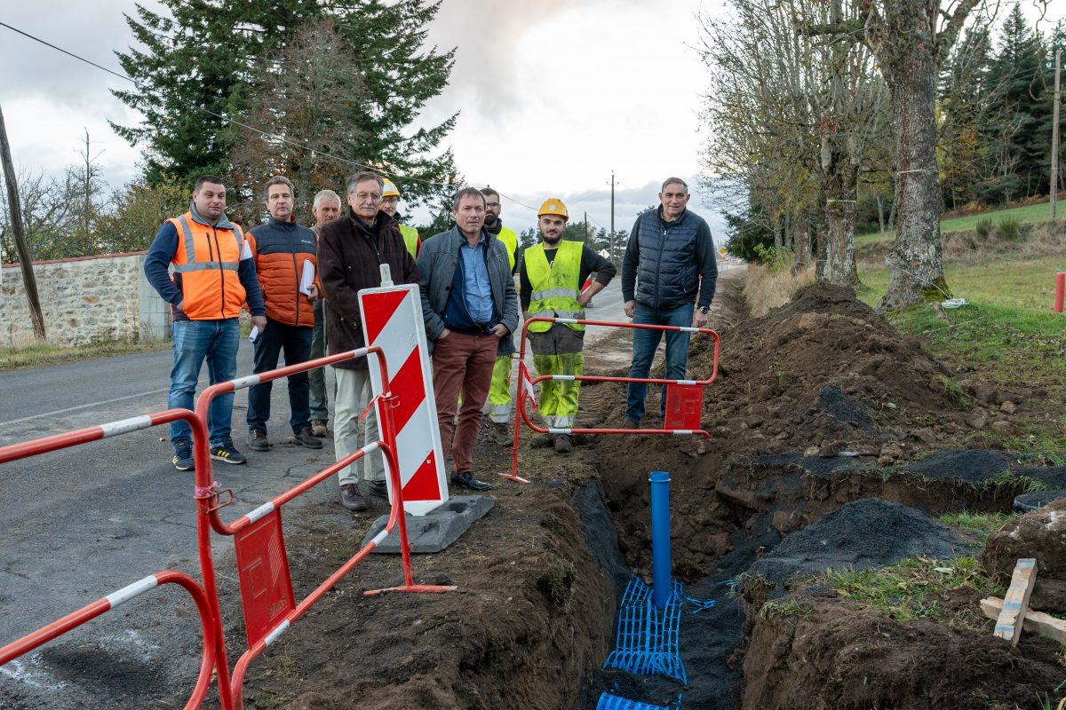 Travaux de renouvellement de canalisations de distribution d’eau sur la commune de Félines