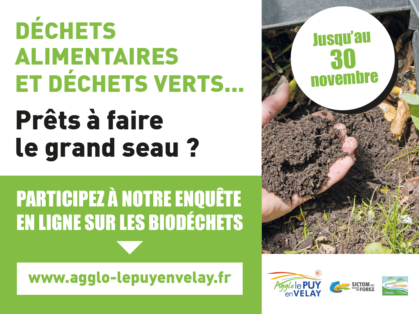 Déchets verts & alimentaires : êtes-vous prêts à faire le grand seau ?