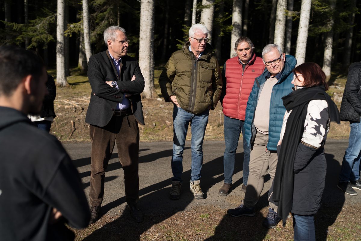 La Région Auvergne Rhône-Alpes à la rencontre des entrepreneurs de travaux forestiers