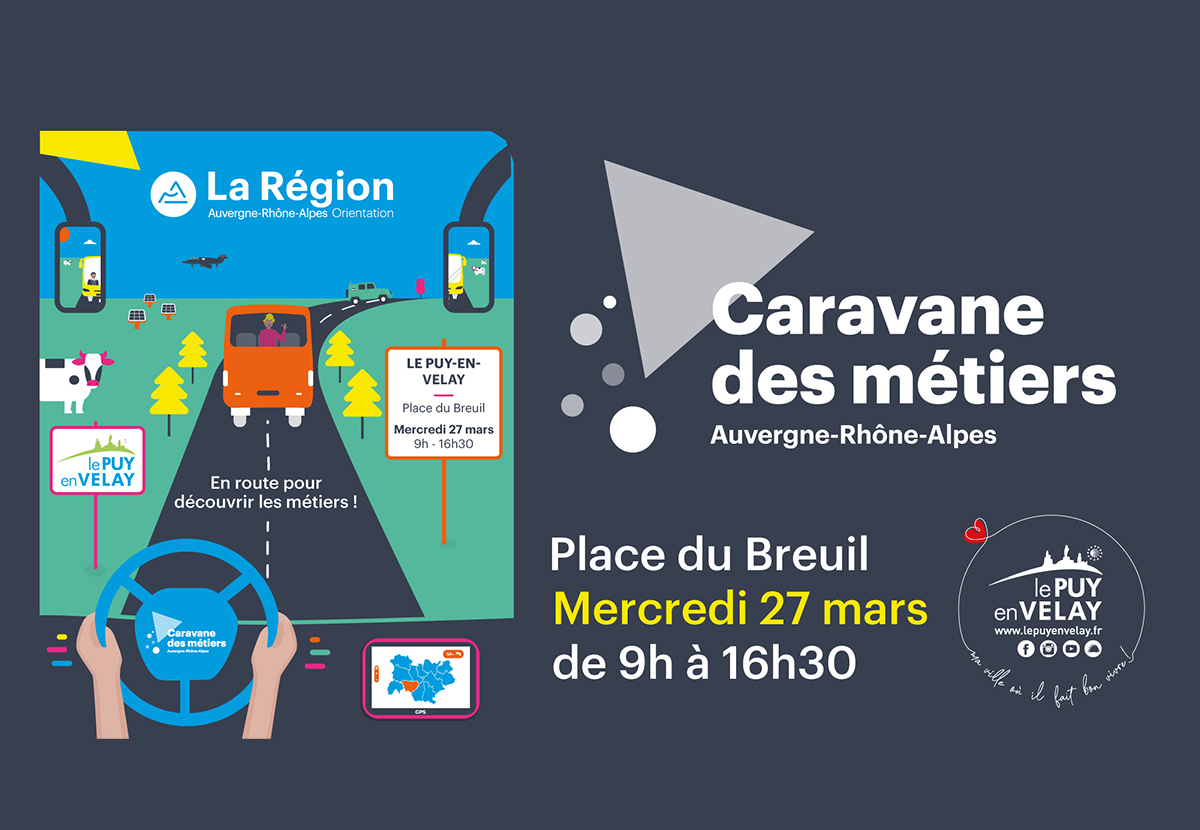 La Caravane des Métiers est de retour au Puy-en-Velay !