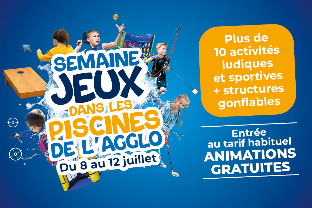 Une semaine de jeux dans les piscines communautaires