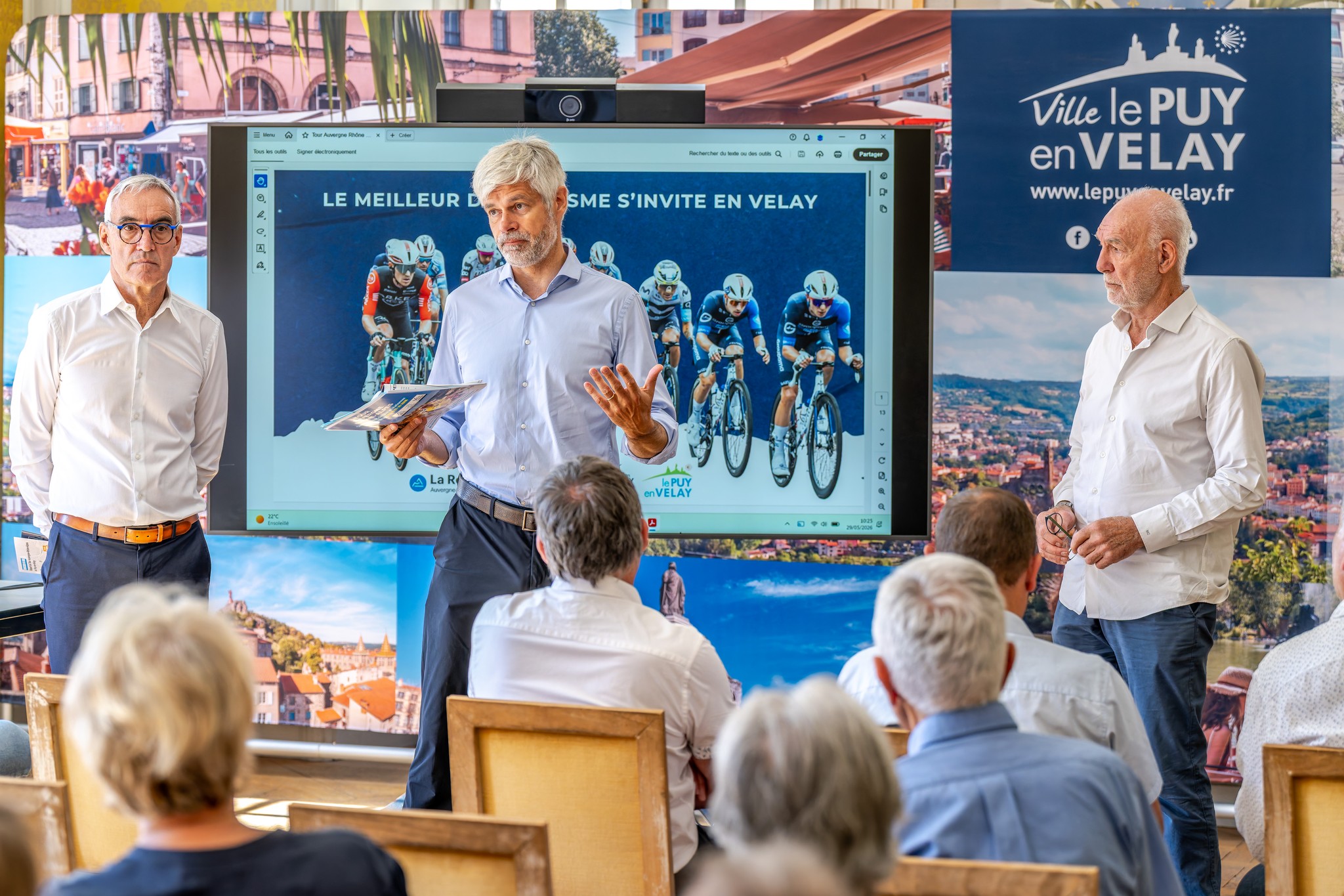Le Tour Auvergne-Rhône-Alpes sillonne l’Agglo et fait étape au Puy-en-Velay …  !